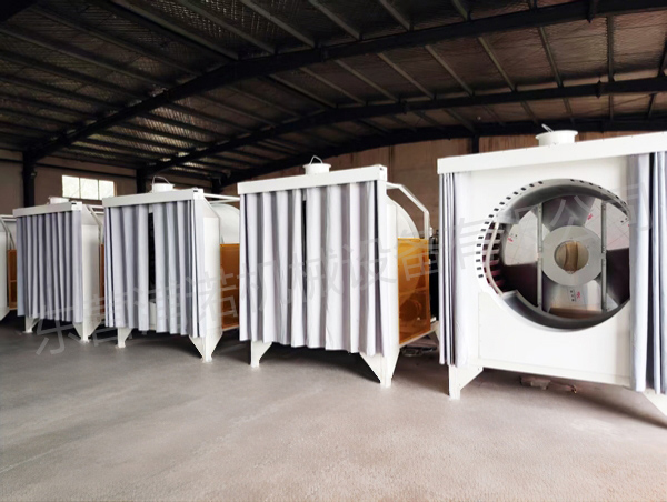 帶簾式滾筒淋砂機